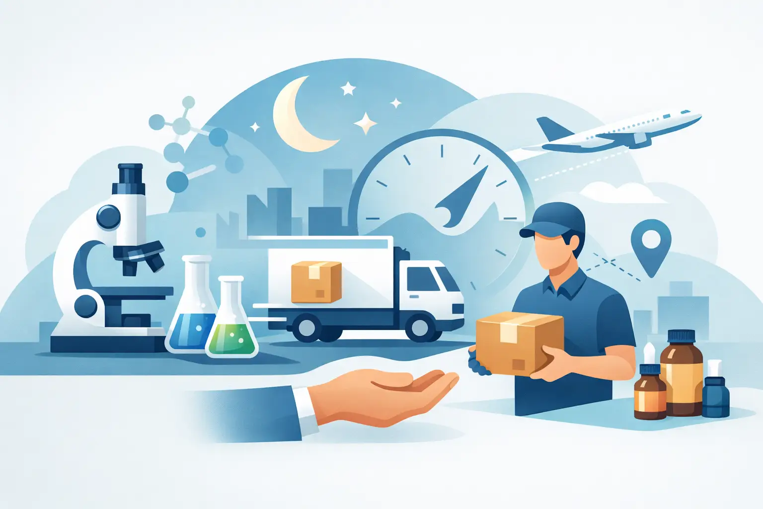 Overnight Research Chemical Delivery Explained