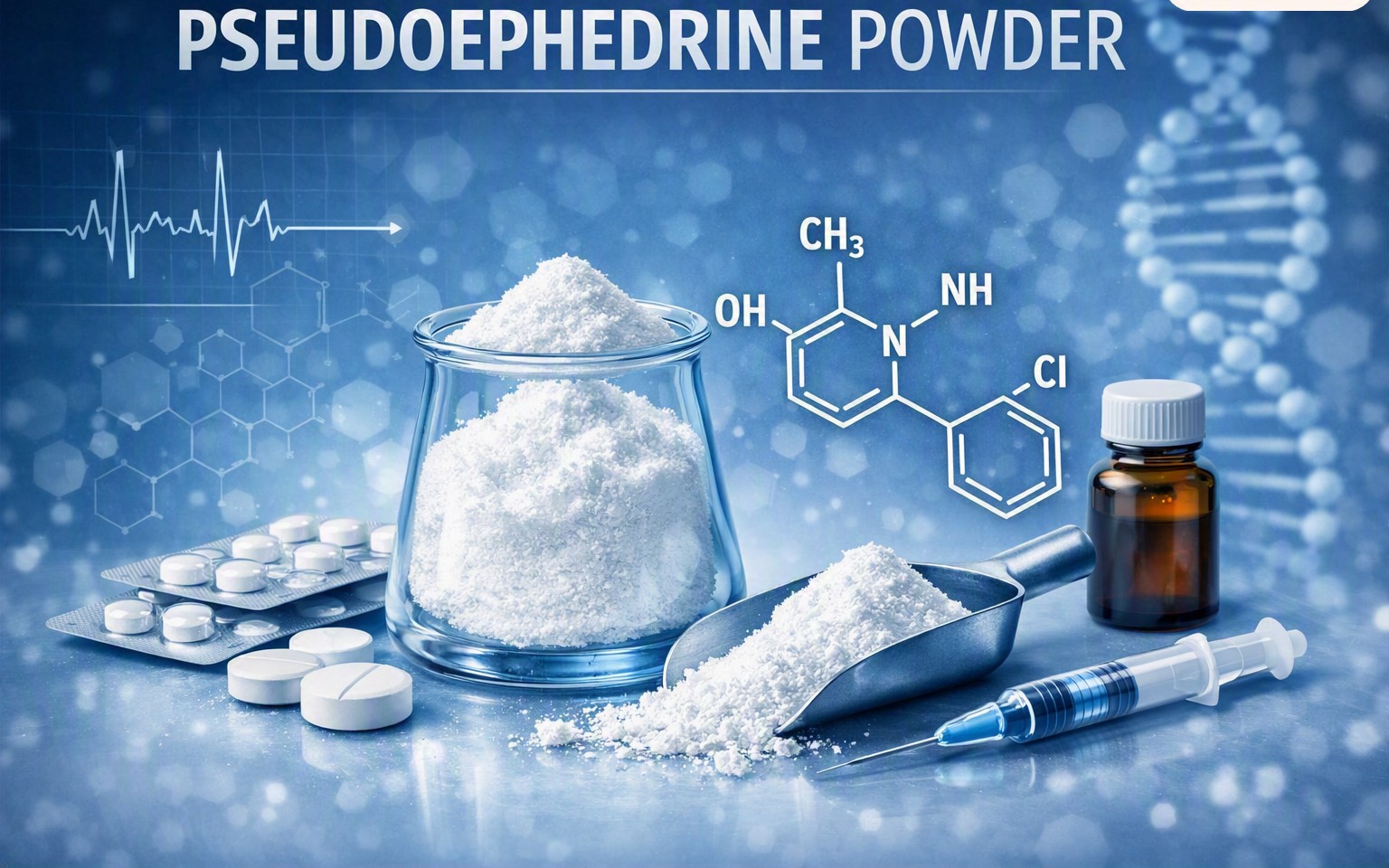 Pseudoephedrine Powder: Medical Uses, Effects, and Regulation