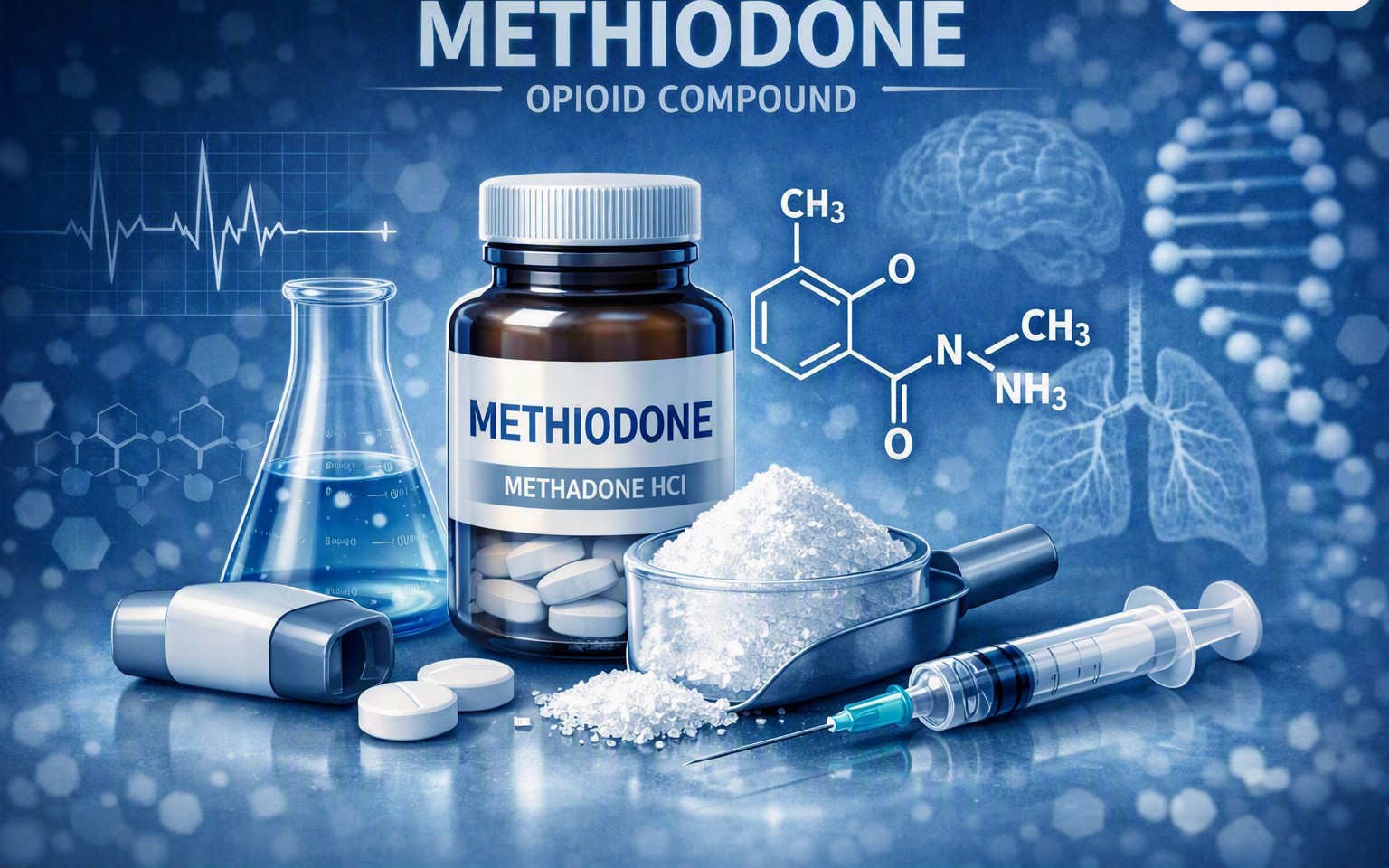 Methiodone opioid treatment