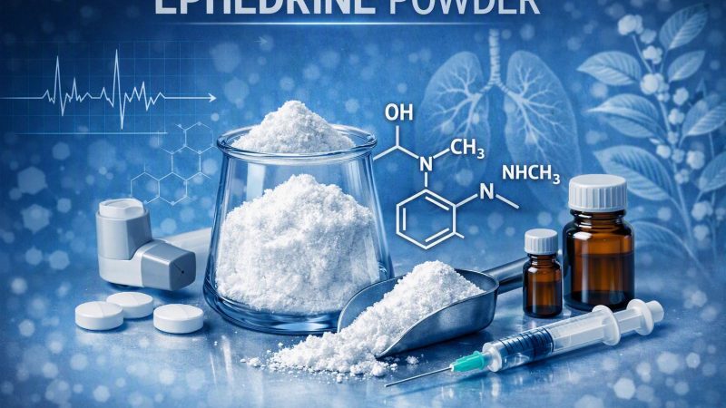 Ephedrine powder medical use